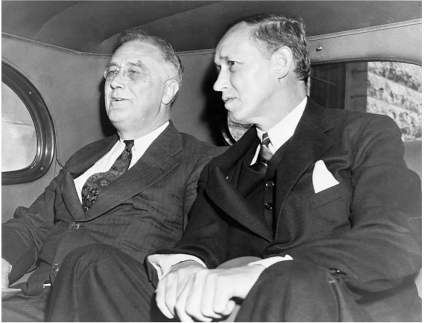Harry Hopkins Onboard with FDR